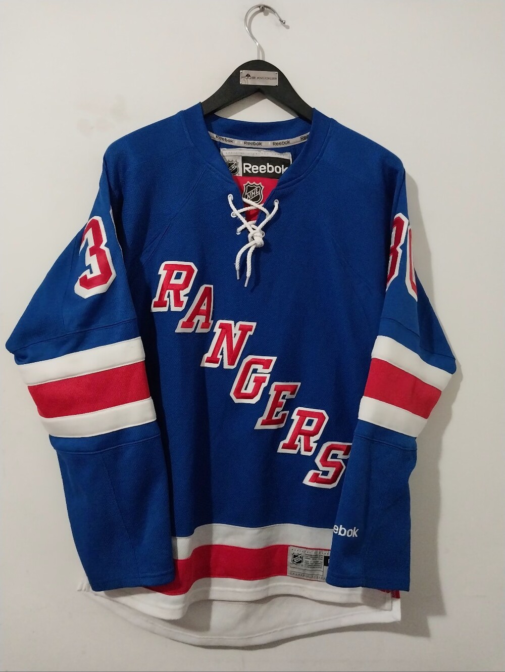 Reebok Ny Rangers Henrik Lundqvist Hone Jersey Size Small Men's